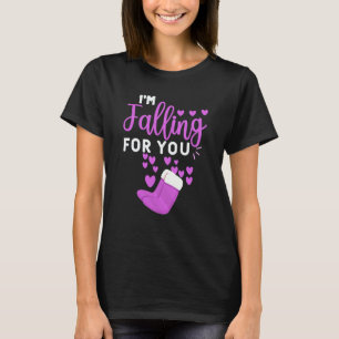 PCT CNA Nurse I'm Falling for You Happy Valentines T-Shirt