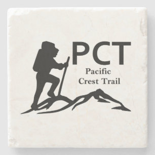 PCT - Pacific Crest Trail Stone Coaster