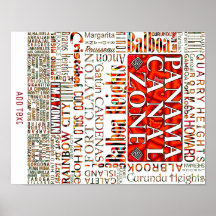 PCZ – Panama Canal Zone Locations wth Mola Design