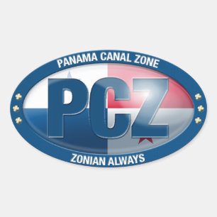 PCZ – Panama Canal Zone: Zonian Always, Sticker