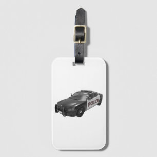 PD Police Law Enforcement Academy Grad Car Luggage Tag
