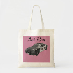 PD Police Law Enforcement Academy Grad Car Tote Bag
