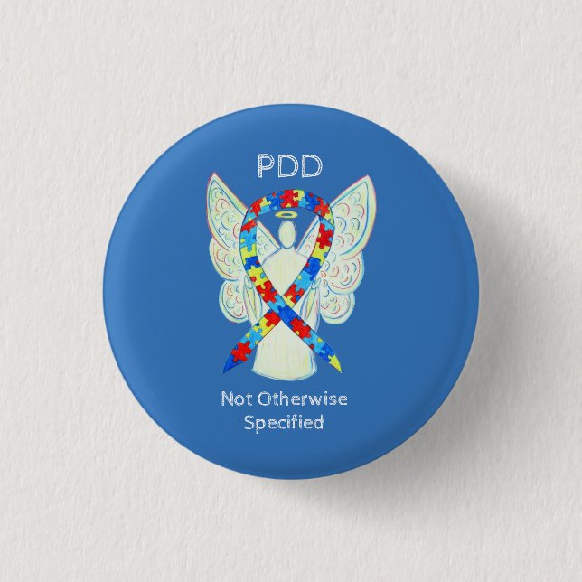 PDD-NOS (Not Otherwise Specified) Angel Ribbon Pin (Front)