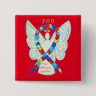 PDD-NOS (Not Otherwise Specified) Angel Ribbon Pin