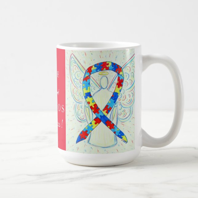 PDD-NOS (Not Otherwise Specified) Ribbon Angel Mug (Right)