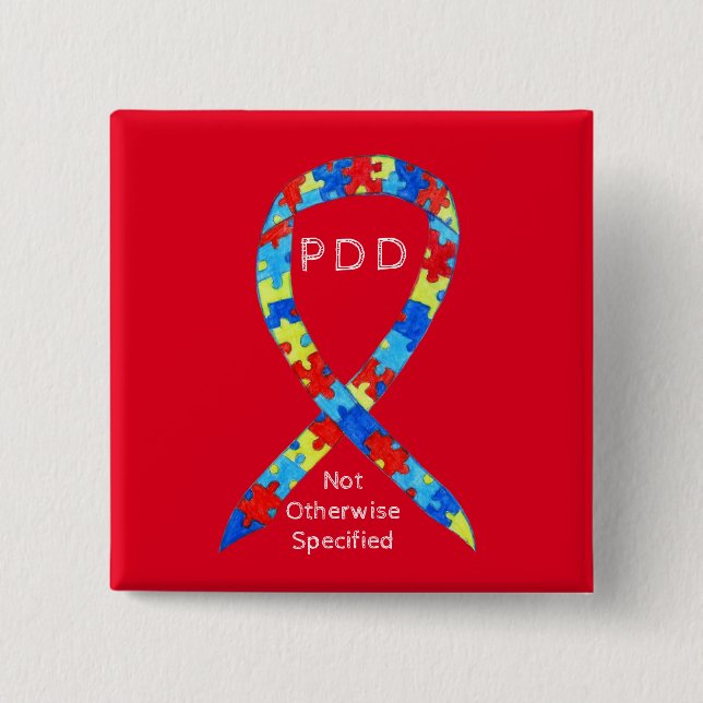 PDD-NOS (Not Otherwise Specified) Ribbon Pin (Front)