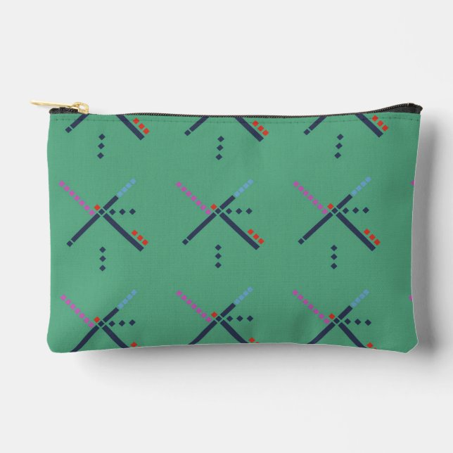PDX Airport Carpet Accessory Pouch (Front)