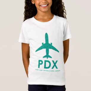 PDX Airport Carpet Airplane   PORTLAND T-Shirt