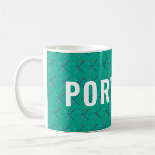 PDX Airport Carpet   PORTLAND Coffee Mug