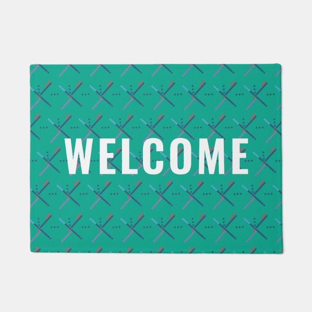 PDX Airport Carpet | PORTLAND Doormat (Front)