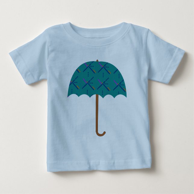 PDX Airport Carpet Umbrella Baby T-Shirt (Front)