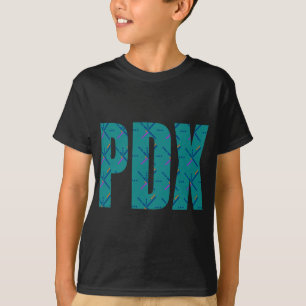 PDX Letters Portland Airport Carpet T-Shirt