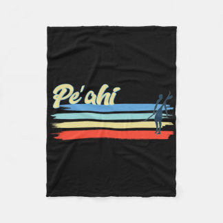 Pe’ahi Surf Beach, Peahi Surfing Guy  Fleece Blanket