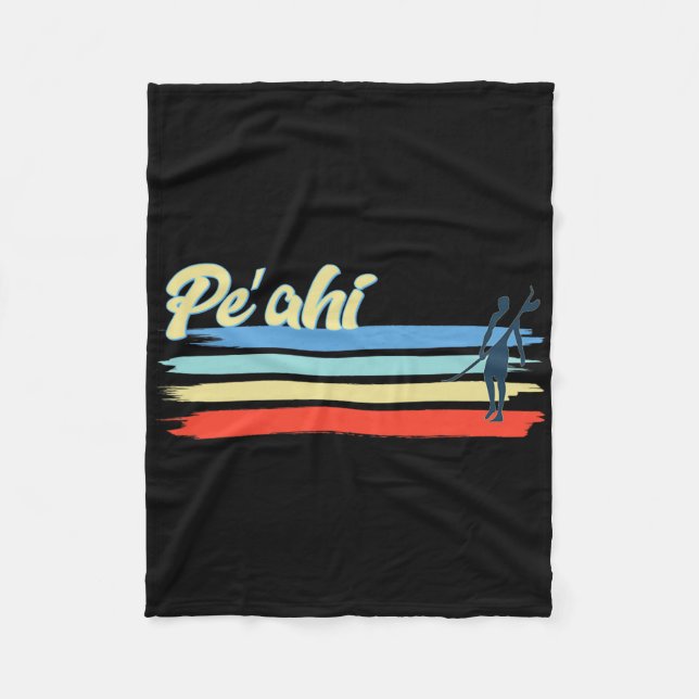 Pe’ahi Surf Beach, Peahi Surfing Guy  Fleece Blanket (Front)