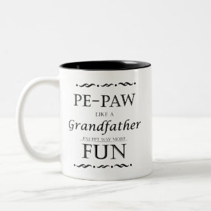 Pe-Paw Mug Like a Grandfather Except Way More Fun