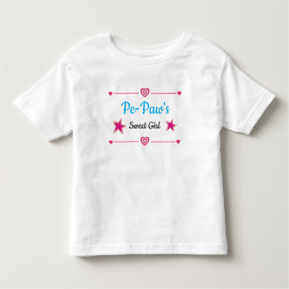 Pe-Paw's Sweet Girl Toddler T-shirt 