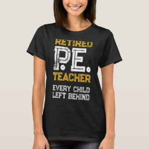 PE Physical Education Teacher Left T-Shirt