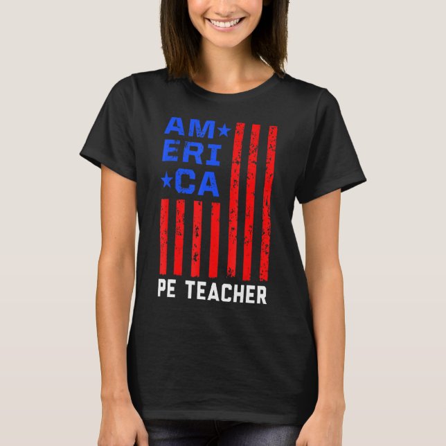 Pe Physical Education Teacher T-Shirt (Front)