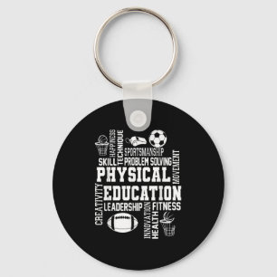 Pe Teacher Team Physical Education Teacher Back To Key Ring