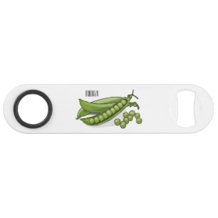 Pea cartoon illustration