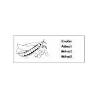 Pea cartoon illustration