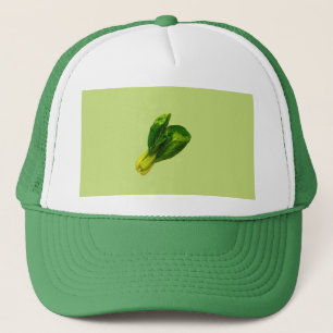 Pea Green Bok Choy Trucker Hat