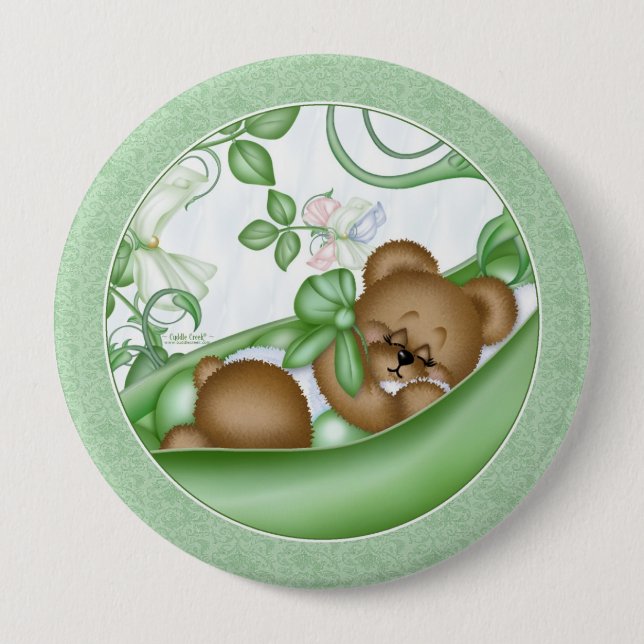 Pea in a Pod Button (Front)