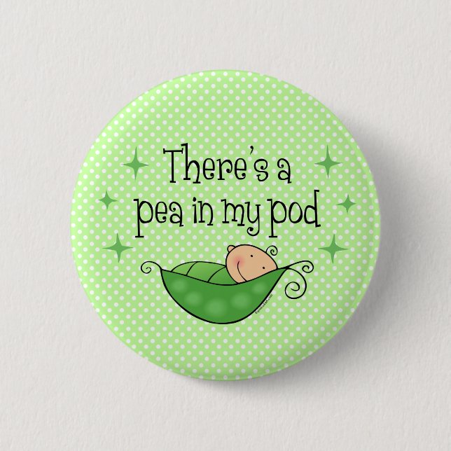 Pea in My Pod Button (Front)
