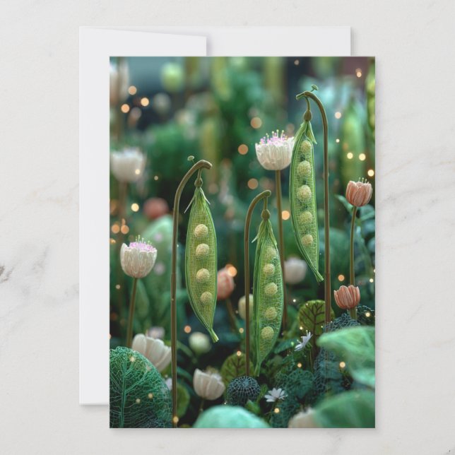 Pea in the Pod | Cosy Peas Invitation (Front)