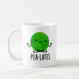 Pea-lates Funny Pilates Pea Pun  Coffee Mug