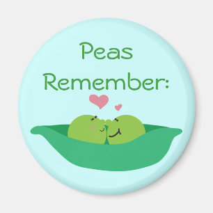 Pea Pod Sweetheart Magnet