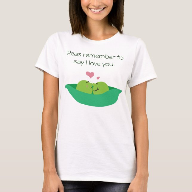 Pea Pod Sweethearts T-Shirt (Front)