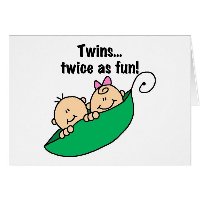 Pea Pod Twins Twice as Fun (Front Horizontal)