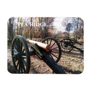 Pea Ridge, Cannons in Autumn Leaves Magnet