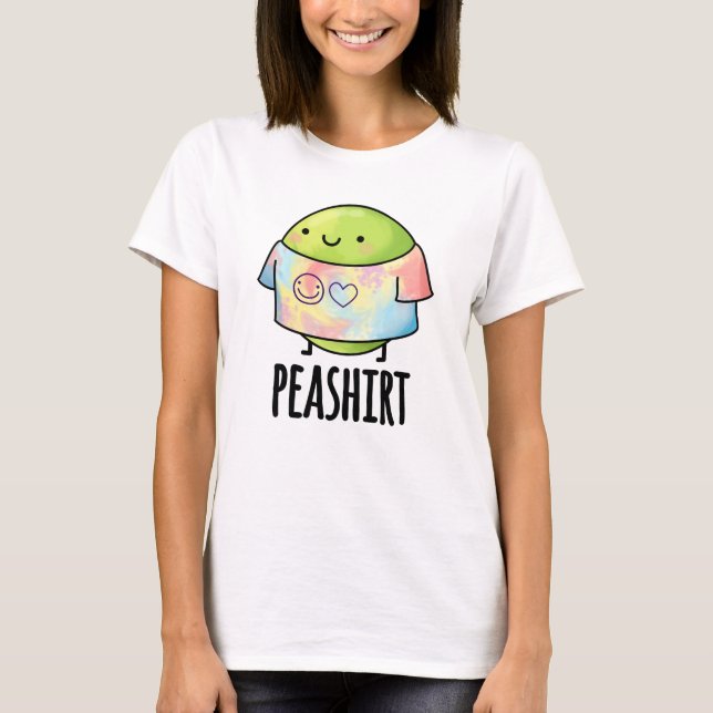 Pea Shirt Funny Veggie Pea TShirt Pun  (Front)