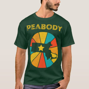Peabody Massachusetts Vintage Distressed Souvenir  T-Shirt
