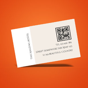 Peac Elegant Hostel Minimal Stylish Bright  Business Card