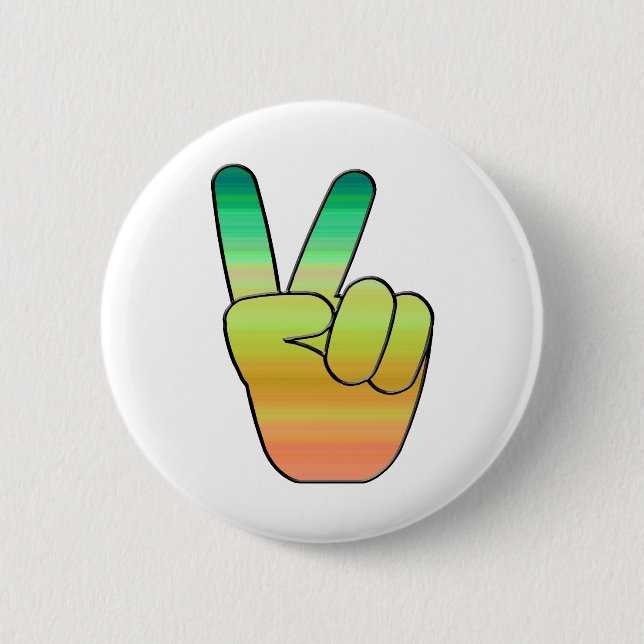 Peace-03 6 Cm Round Badge (Front)