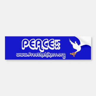 Peace 1:33 Bumpersticker Bumper Sticker