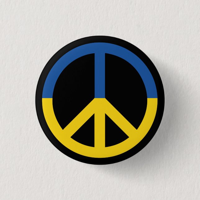 peace 2 3 cm round badge (Front)