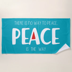 Peace 2 beach towel