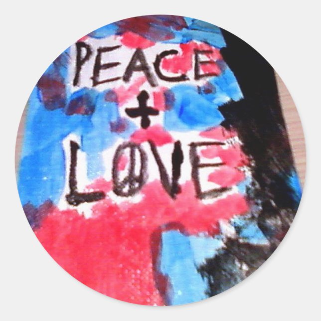 Peace#2 Classic Round Sticker (Front)