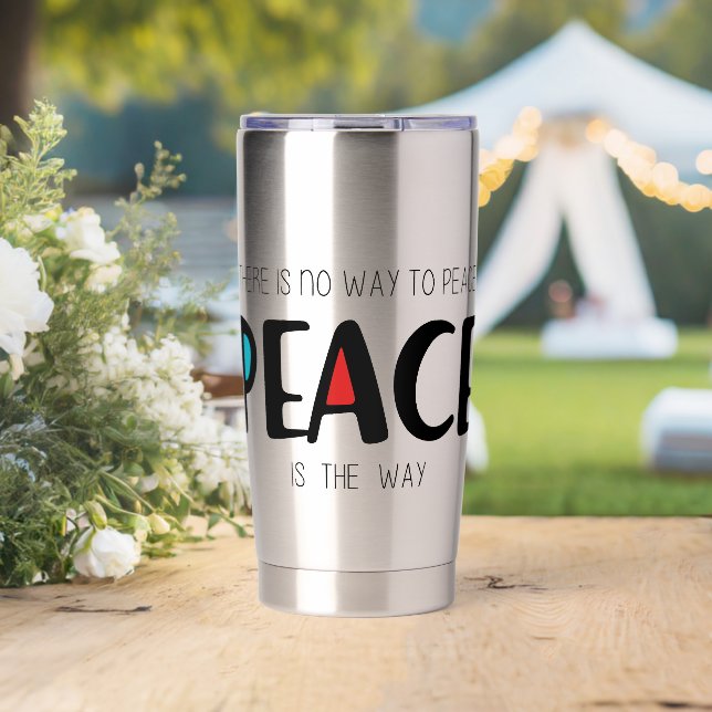 Peace 2 insulated tumbler (Wedding (Rotated))