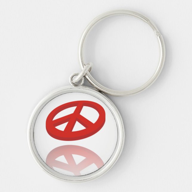 Peace 3D / reflexion Key Ring (Front)