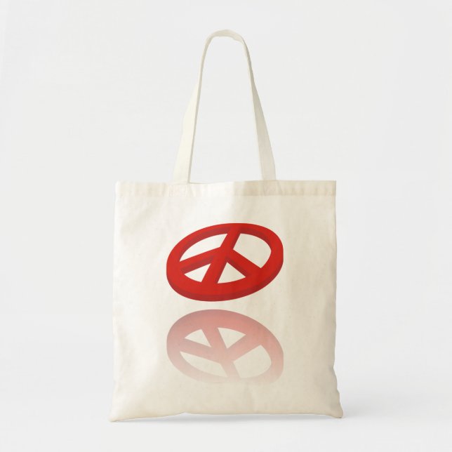 Peace 3D / reflexion Tote Bag (Front)