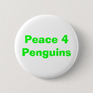 Peace 4 Penguins button