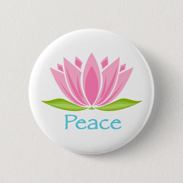 Peace 6 Cm Round Badge (Front)