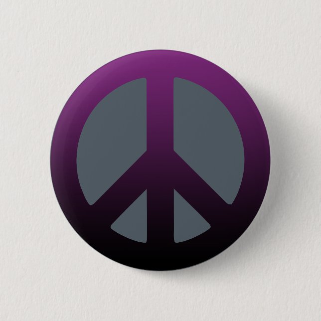 Peace 6 Cm Round Badge (Front)