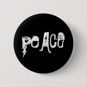 Peace 6 Cm Round Badge