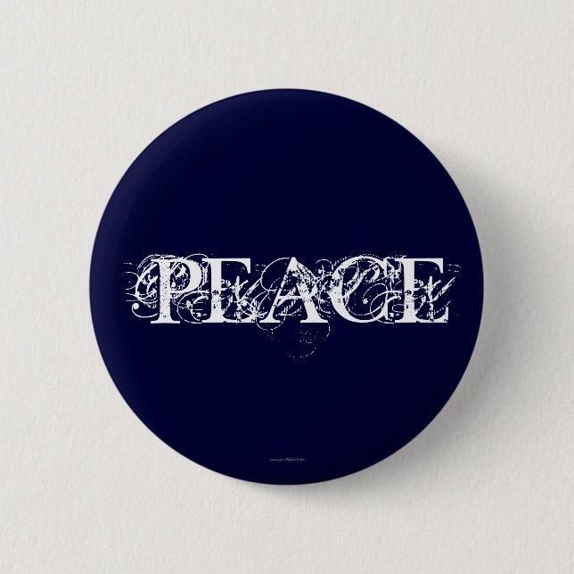 Peace 6 Cm Round Badge (Front)